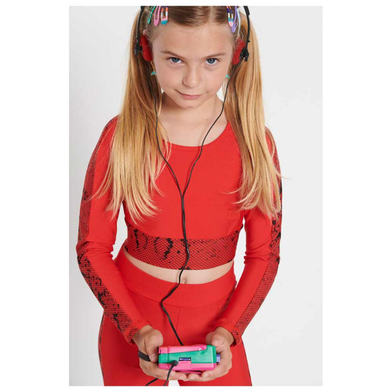 Bodytalk Παιδική μακρυμάνικη μπλούζα Crop Top